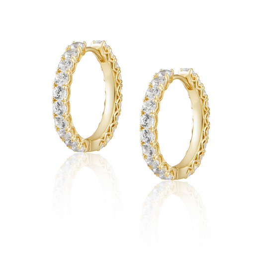 Piper Cz Hoops — Soul Flow Apparel