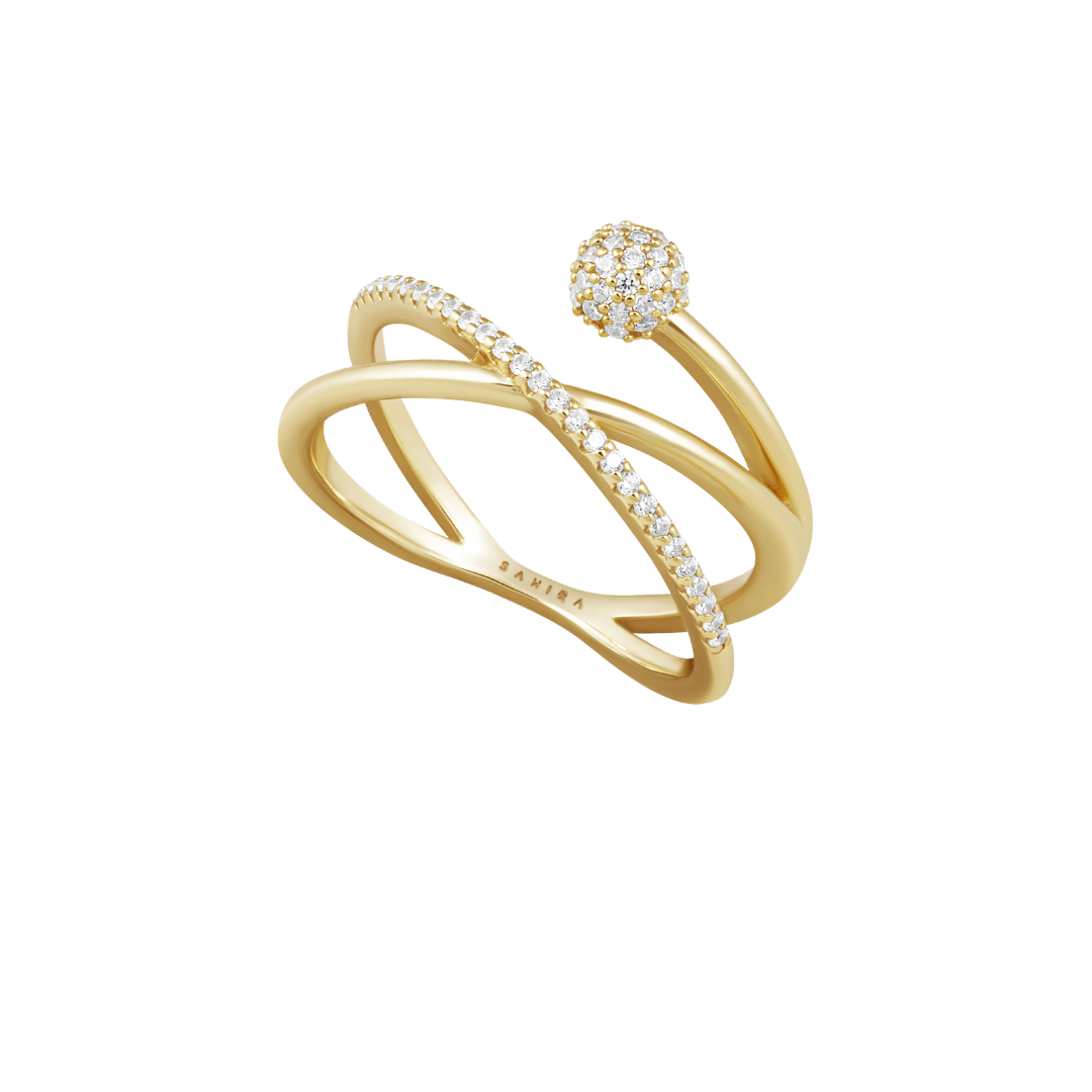 Harley Pave Twist Ring — Soul Flow Apparel