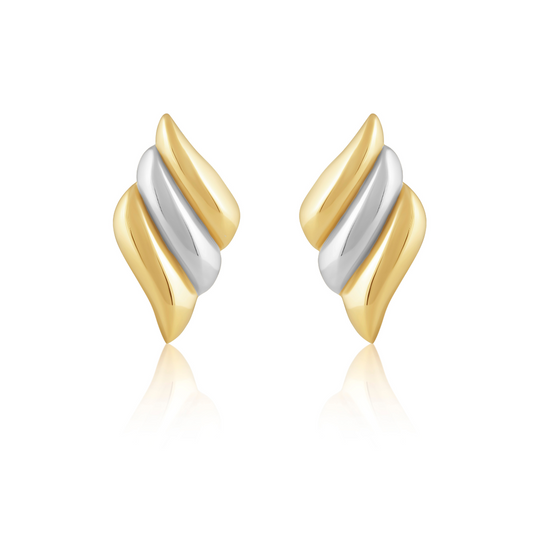 Heather Two Tone Statement Earring — Soul Flow Apparel