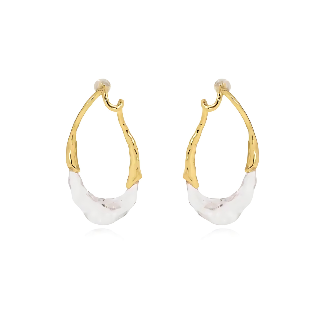 Lyric Two-Tone Earring — Soul Flow Apparel