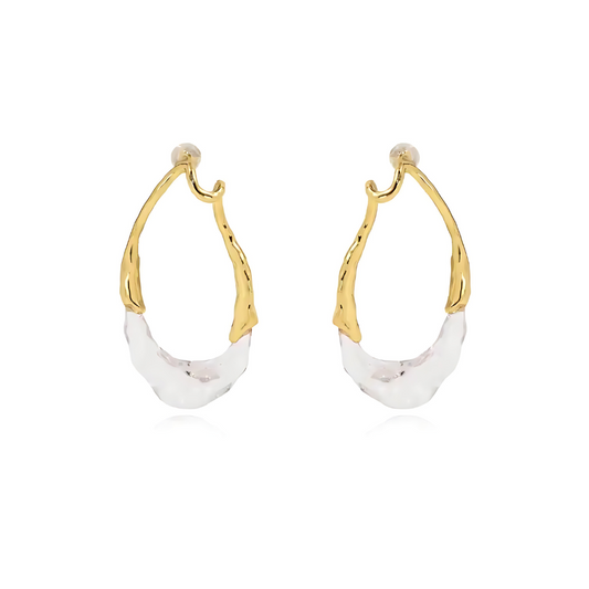 Lyric Two-Tone Earring — Soul Flow Apparel