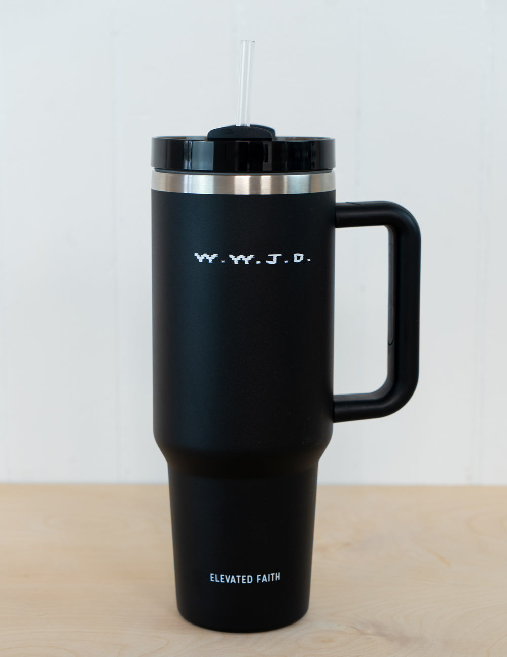 WWJD 40 oz Tumbler – Christian Tumbler