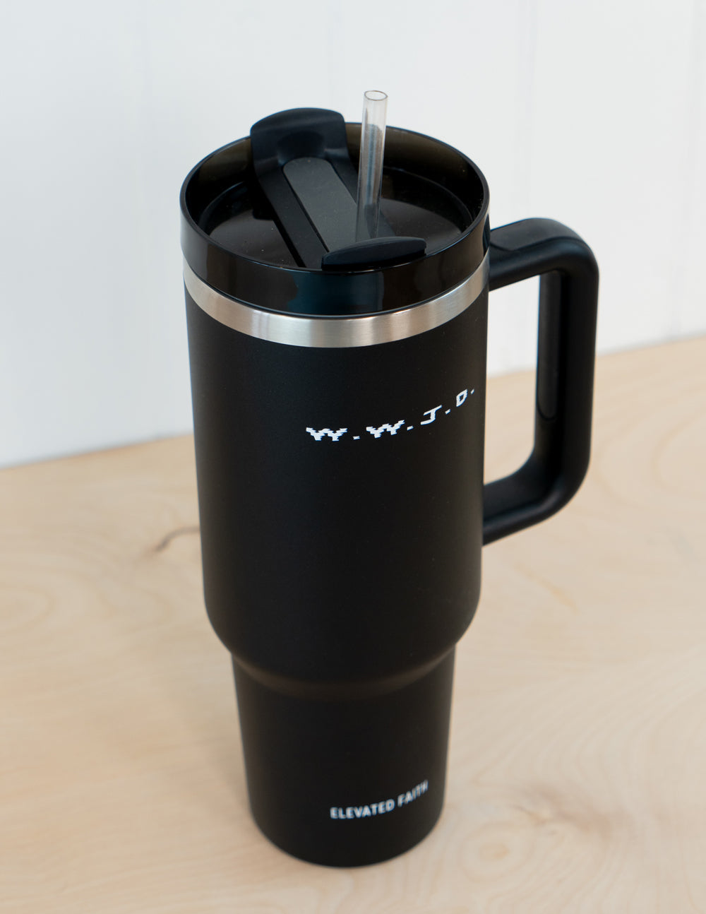 WWJD 40 oz Tumbler – Christian Tumbler