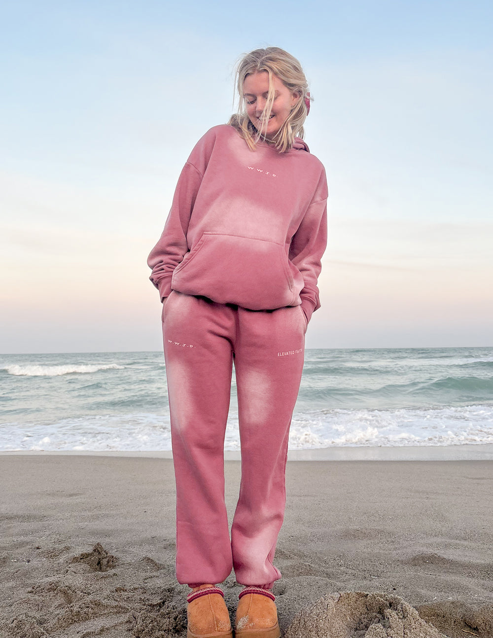 WWJD Pink Unisex Sweatpant – Christian Sweatpant