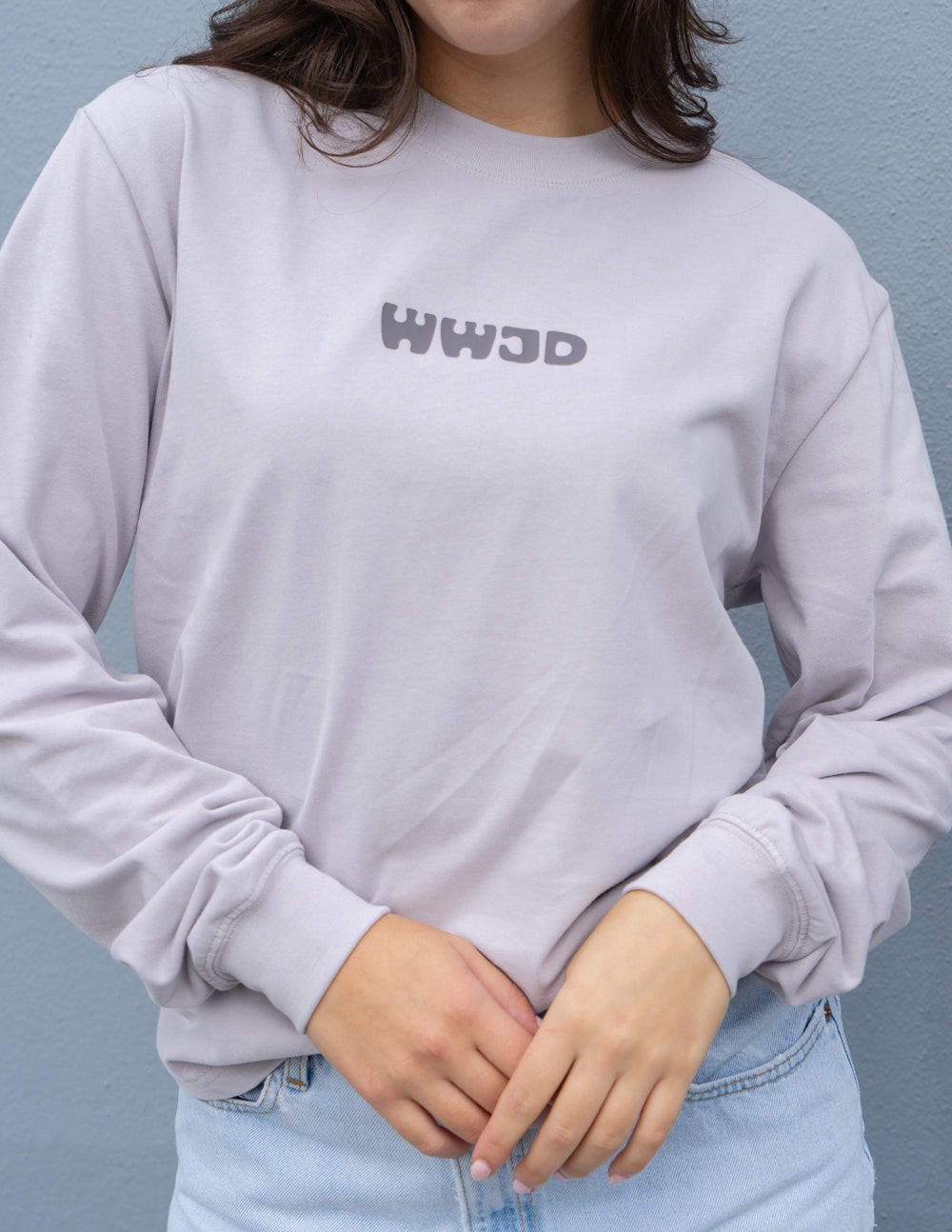 WWJD Purple Unisex Tee – Christian T-Shirt