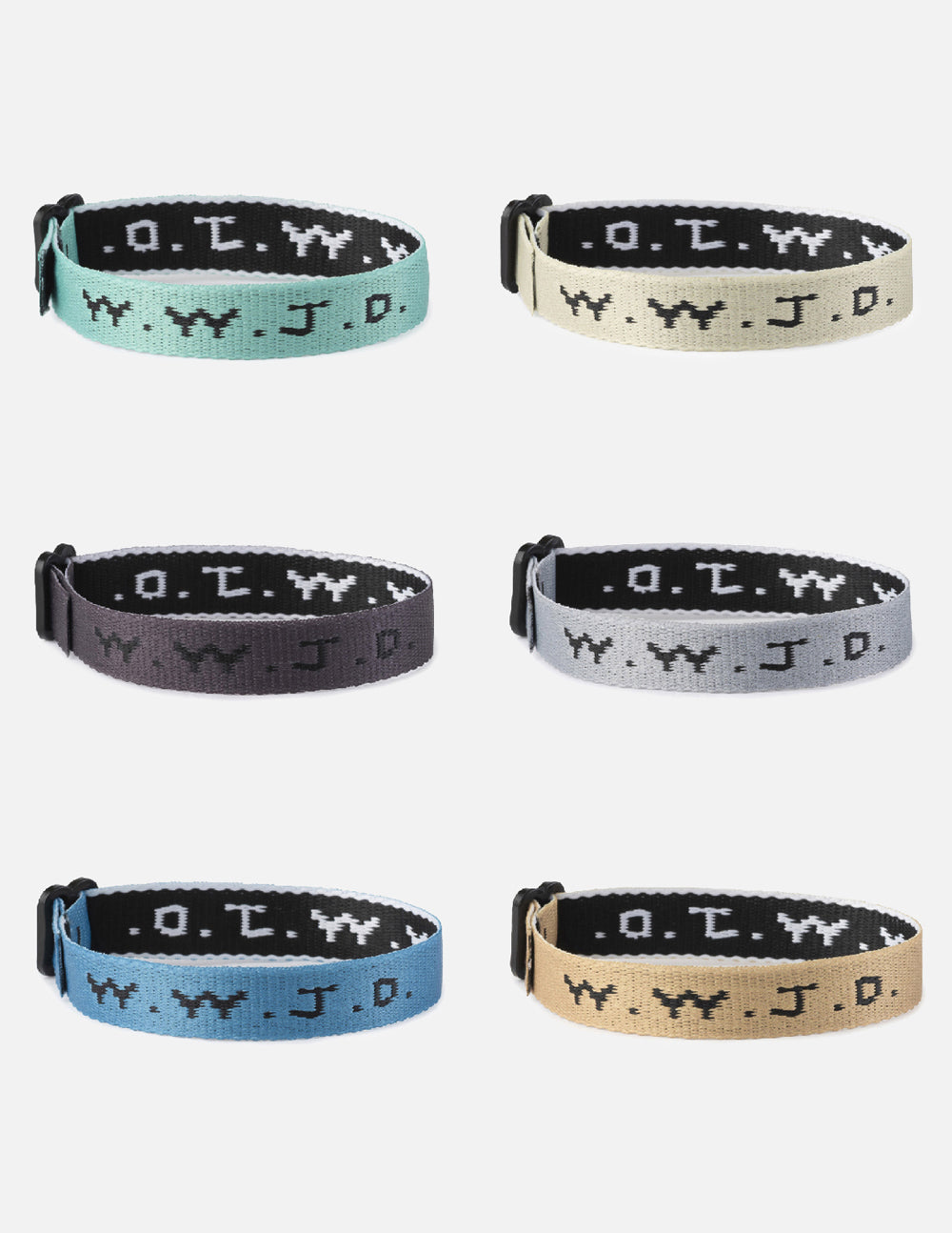 WWJD Surf Bracelet Pack – Christian Wristband