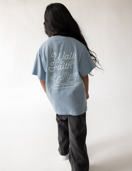 Walk by Faith Kids Tee – Christian Kids T-Shirt