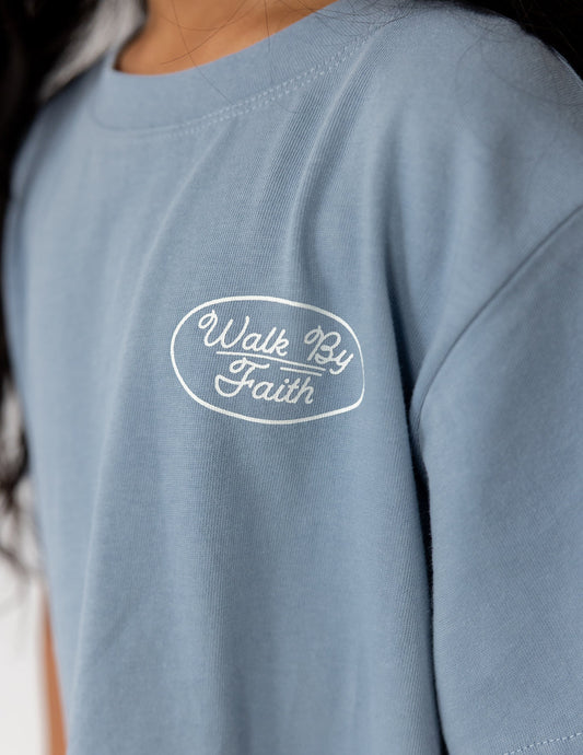 Walk by Faith Kids Tee – Christian Kids T-Shirt