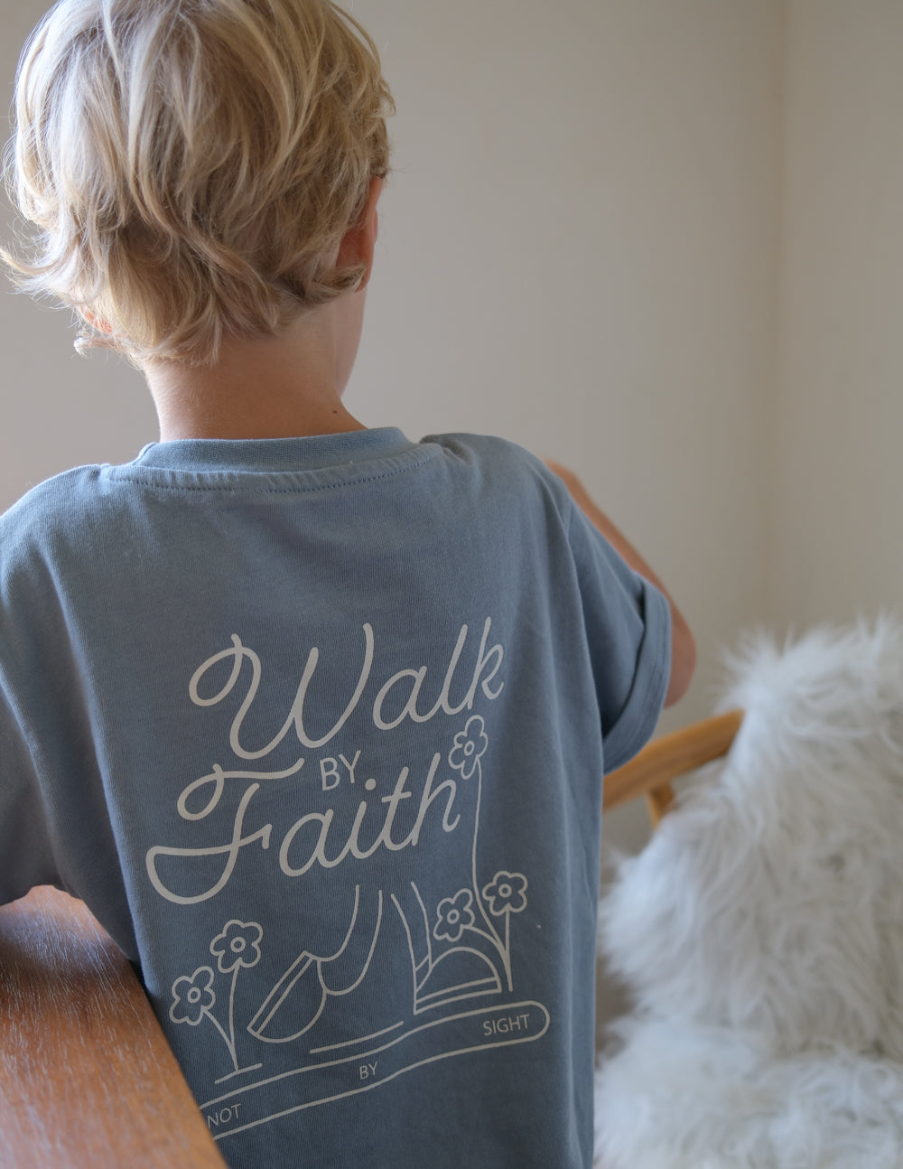 Walk by Faith Kids Tee – Christian Kids T-Shirt