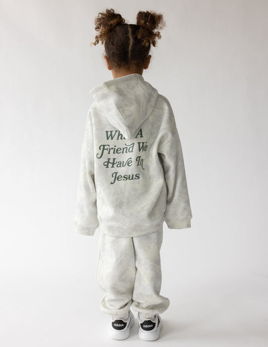 What a Friend in Jesus Camo Kids Hoodie – Christian Kids Hoodie