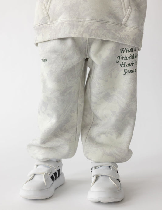 What a Friend in Jesus Camo Kids Sweatpant – Christian Kids Sweatpant