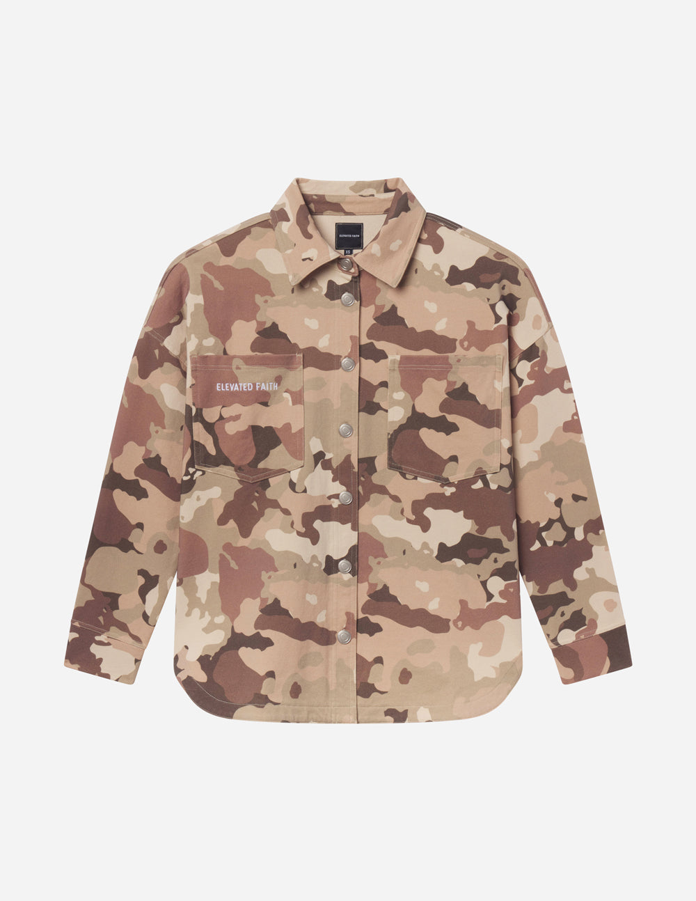 What a Friend in Jesus Camo Shacket – Christian Jacket