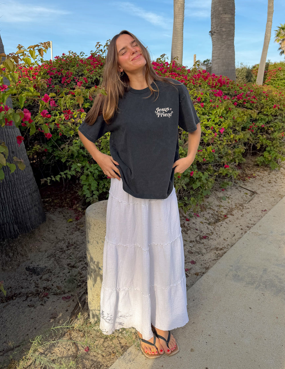 What a Friend in Jesus Heavyweight Tee – Christian T-Shirt