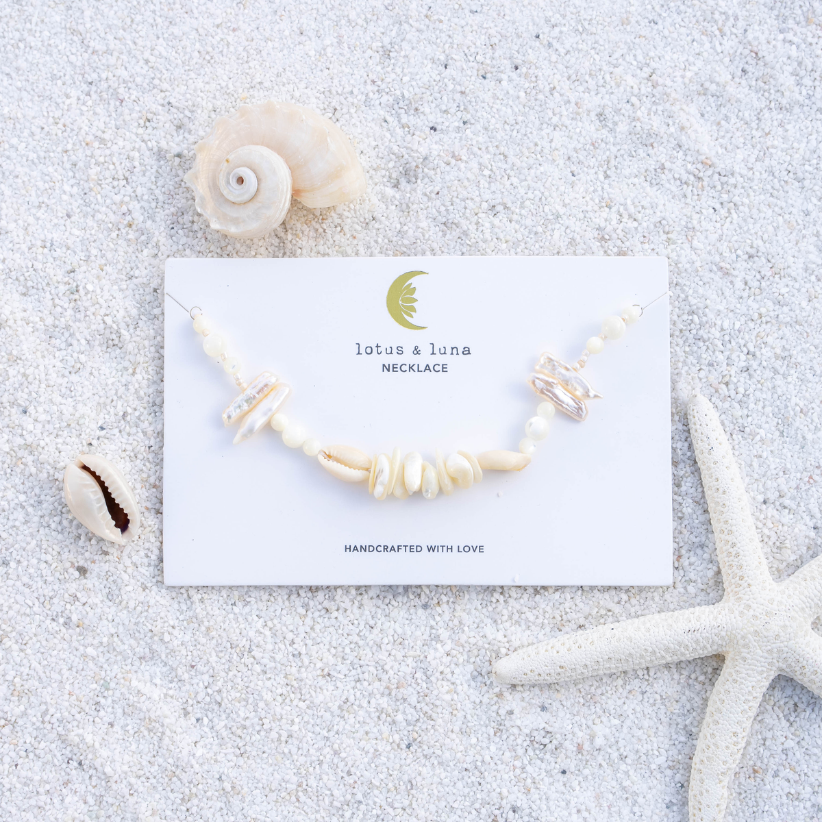 Crystal Cove Necklace, view 3 — Soul Flow Apparel