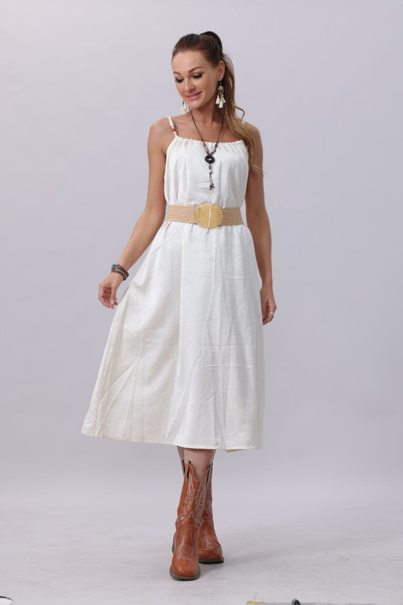 Resort Eco Chic Woven Belt with Buckle Boho Clothing and Accessories