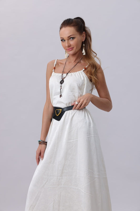 Asymmetrical Buckle Wide Waist Belt Boho Clothing and Accessories