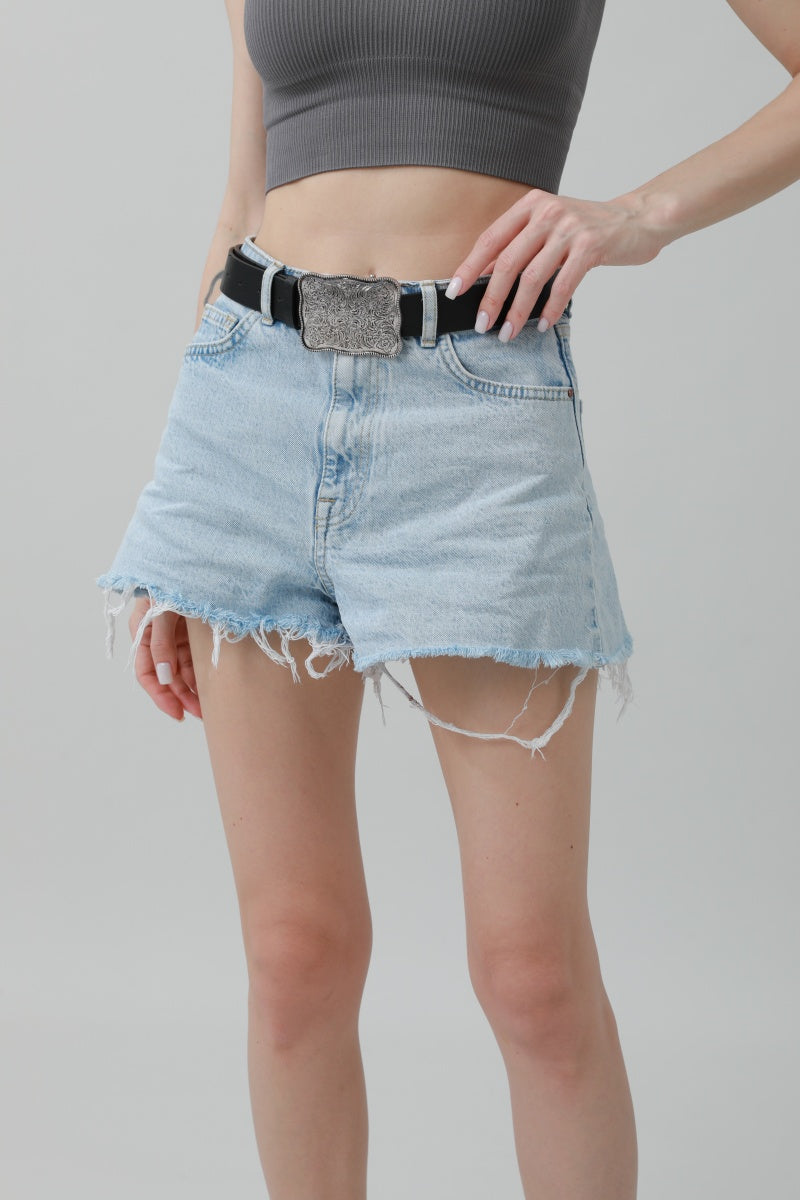 Rugged Square Buckle Belt – Western Ranch Essential 🤠⛓️ Leto Collection