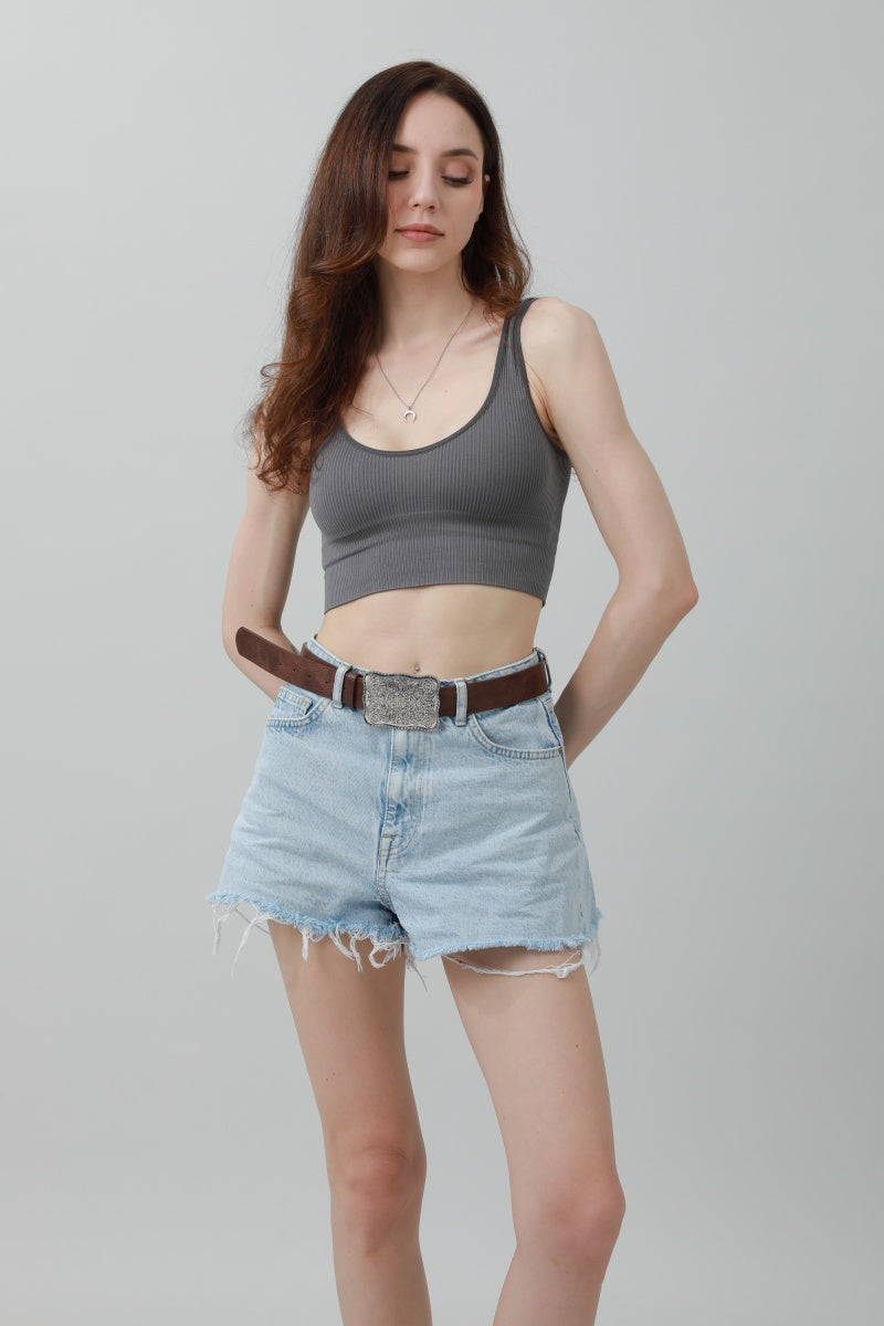 Rugged Square Buckle Belt – Western Ranch Essential 🤠⛓️ Leto Collection