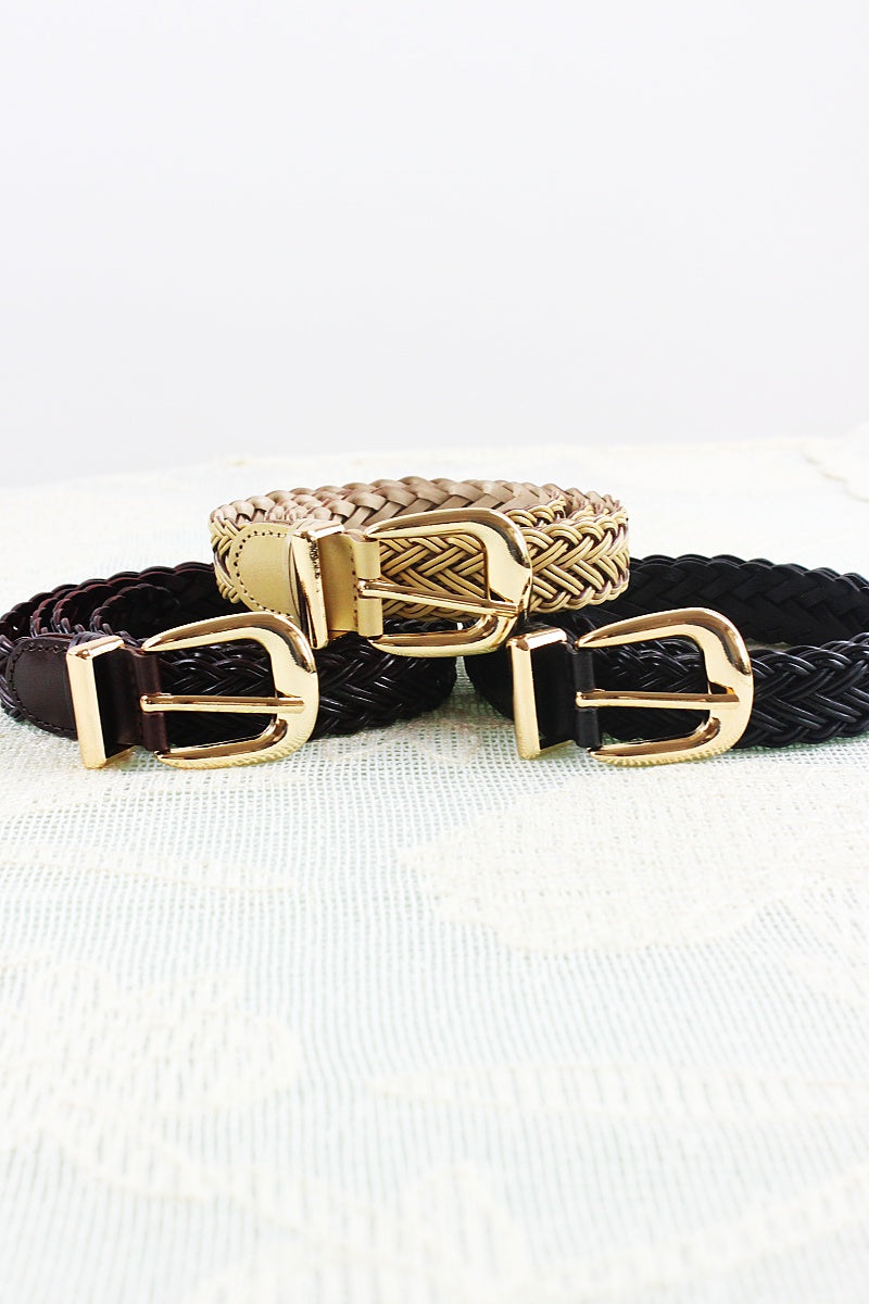 Everyday Braided Belt – Effortless Style & Comfort 🌿⛓️ Leto Collection