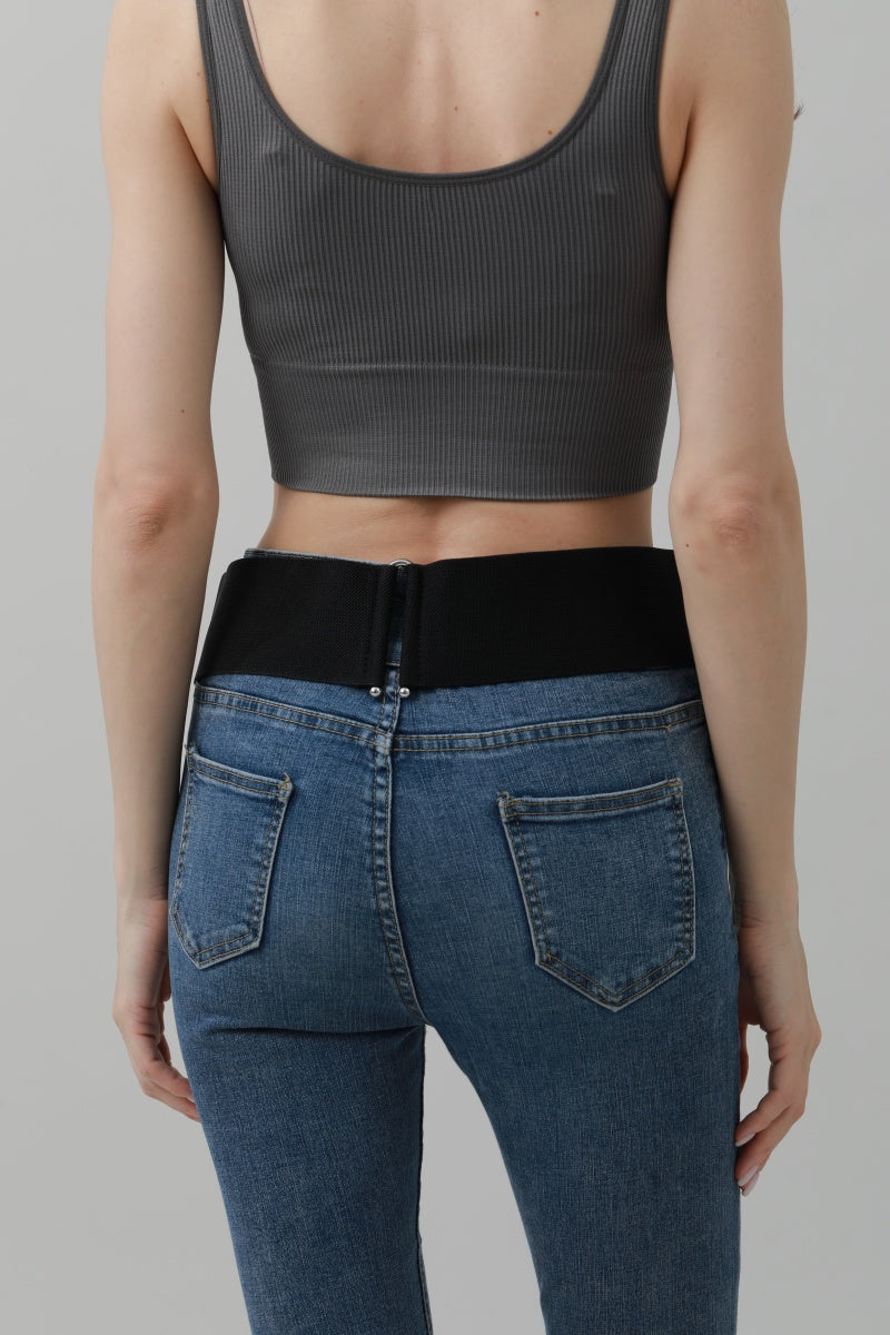 Western Wide Rivet Belt – Vintage Cowboy Chic 🤠✨ Leto Collection