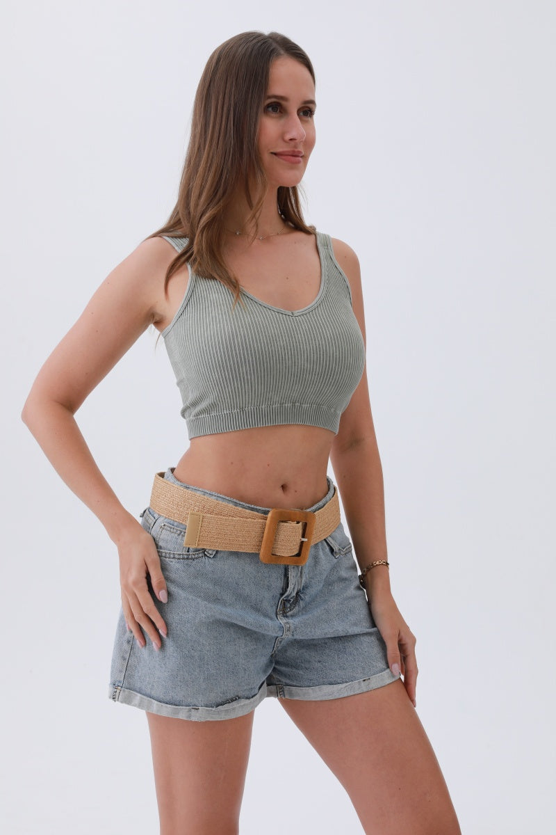 The Nature Woven Raffia Belt – Square Buckle, Earthy Elegance 🌿✨ Leto Collection