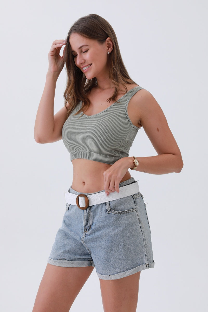 Minimalist Boho Raffia Belt – Chic Round Buckle for Effortless Style 🌾🌟 Leto Collection