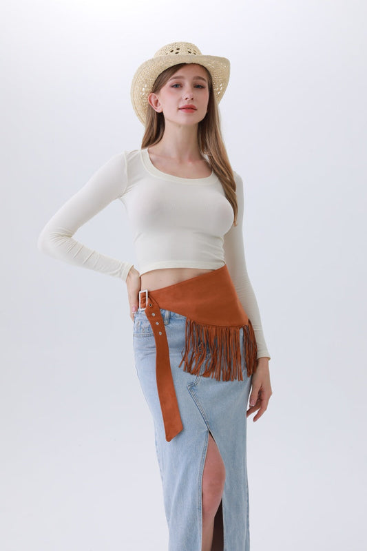 Ethnic Jazz Waist Cincher – Bohemian Fringe Belt✨🎷&nbsp; Leto Collection