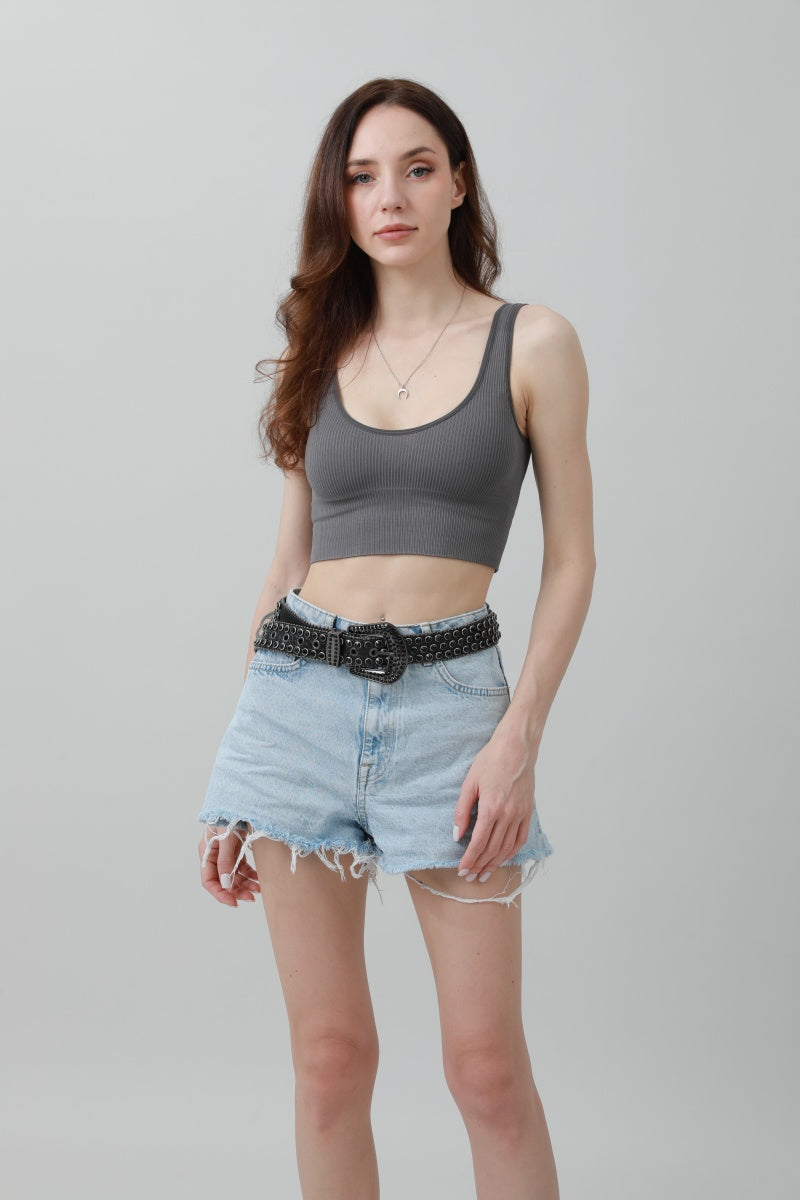 Rhinestone & Rivet Studded Belt – Glam Western Sparkle ✨🤠 Leto Collection