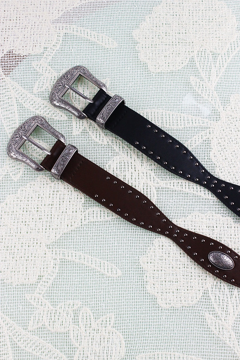 Retro Punk Belt – Vintage American Edge ⛓️🇺🇸 Leto Collection