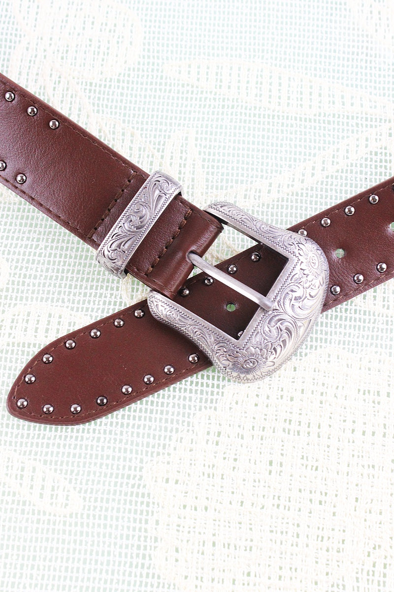 Retro Punk Belt – Vintage American Edge ⛓️🇺🇸 Leto Collection