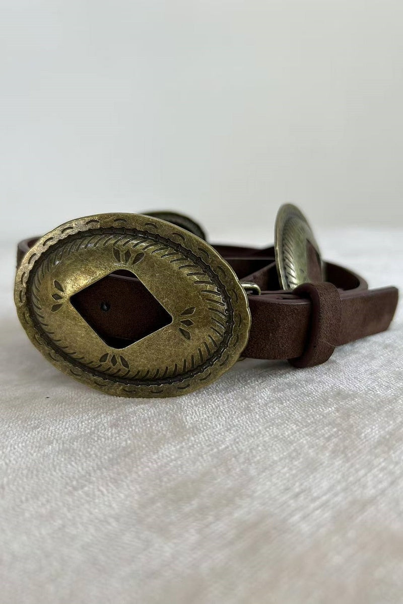 Vintage Western Belt – Retro Cowboy Style 🤠✨ Leto Collection