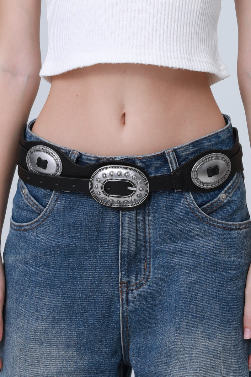 Boho Western PU Belt – Versatile Waist Strap for Women 🌵✨ Leto Collection