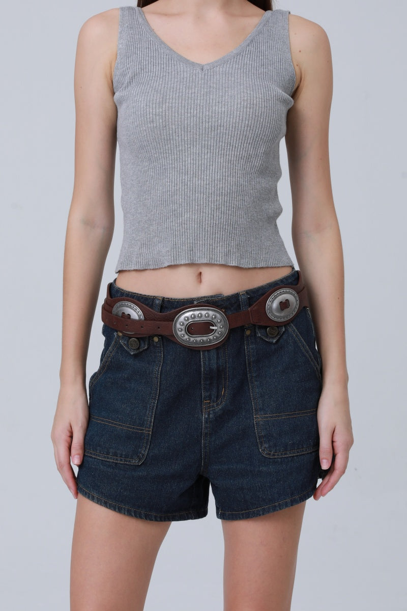Boho Western PU Belt – Versatile Waist Strap for Women 🌵✨ Leto Collection