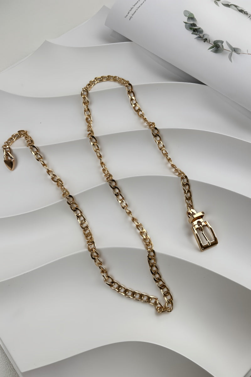 Chunky Chain Waist Belt - Versatile Punk Style ⛓️ Leto Collection