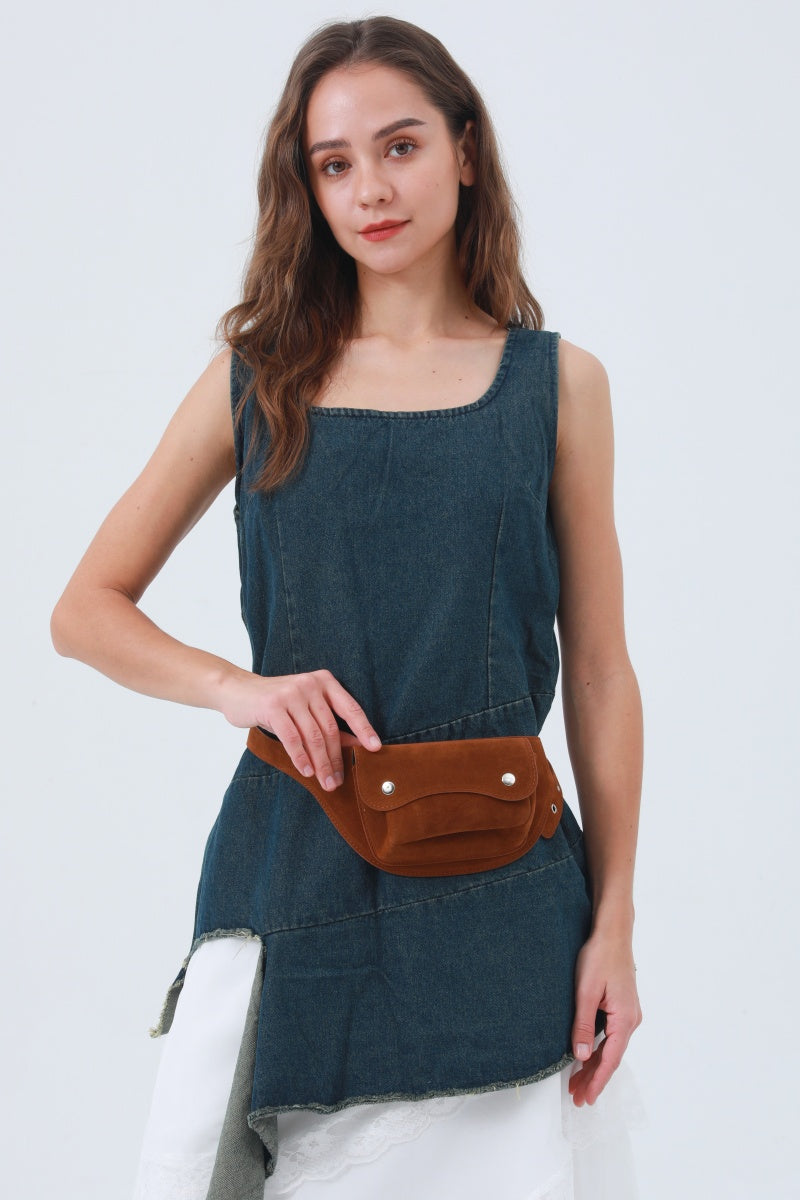 Phone-Wallet Utility Belt for Women – Vintage Style Waist Bag 📞💼 Leto Collection