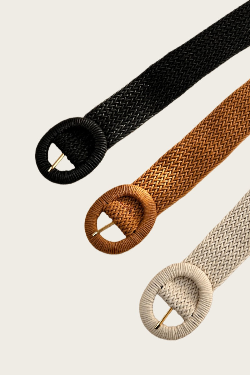 Handwoven Bohemian Waxed Cord Braided Belt Leto Collection