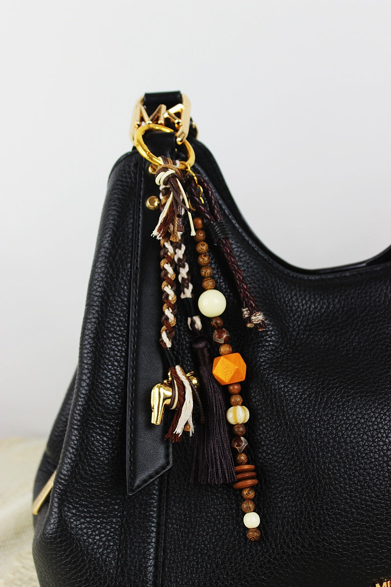 Elegant Golden Carousel Bag Charm – Chic Multi-Use Pendant ✨🎡 Leto Collection