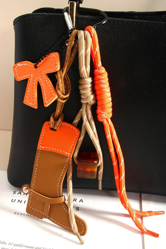 Western Pony Boot Charm – Vibrant Beaded Bag Accessory 🐴✨ Leto Collection