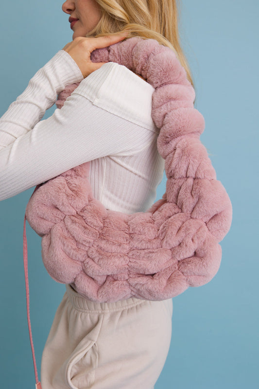 Plush Cloud Knit Cross Body Bag ☁️ Leto Collection