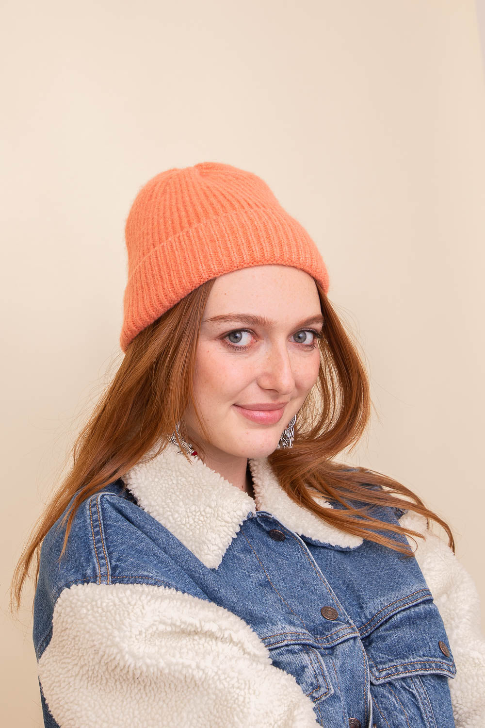 Rib Knit Cuffed Beanie Leto Collection