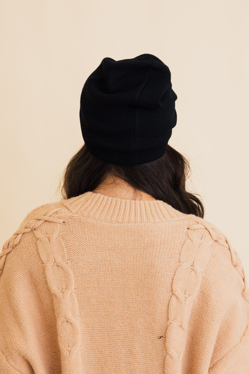 Cozy Up Trendy Chunky Knit Slouch Beanie Leto Collection