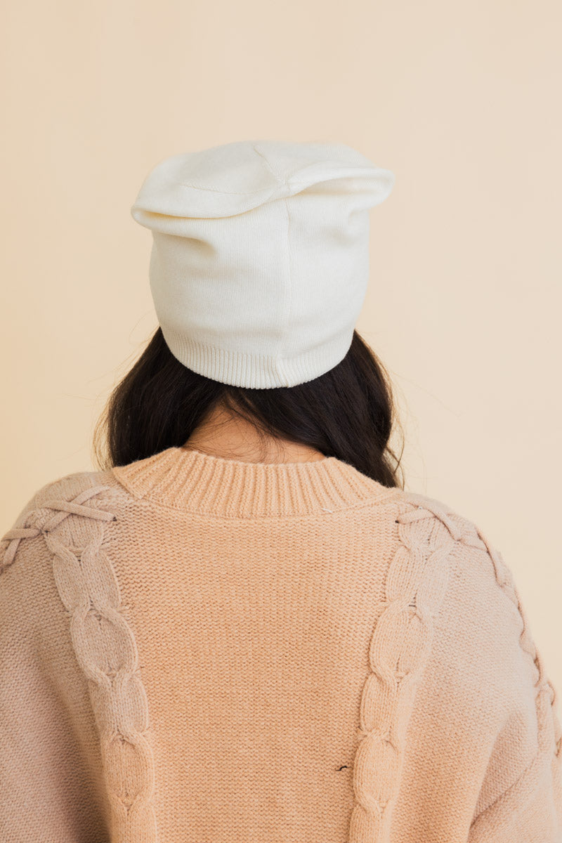 Cozy Up Trendy Chunky Knit Slouch Beanie Leto Collection