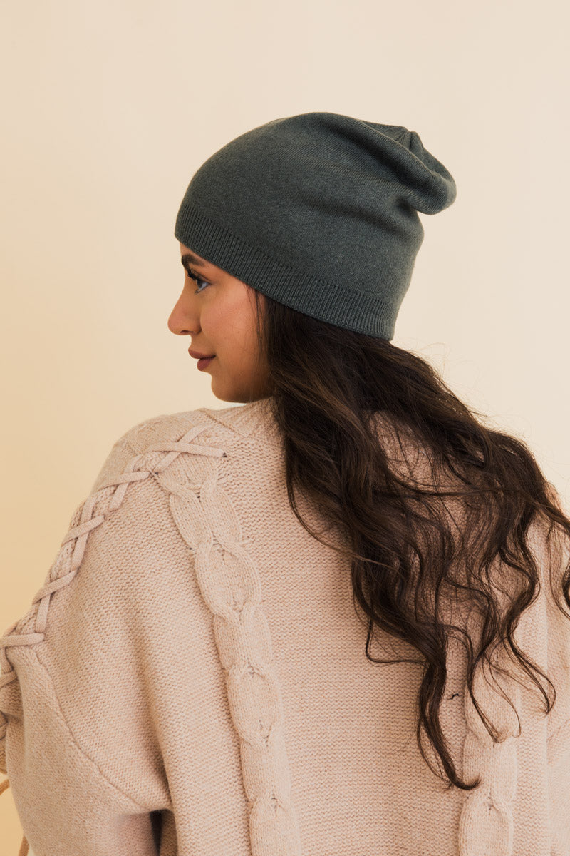 Cozy Up Trendy Chunky Knit Slouch Beanie Leto Collection