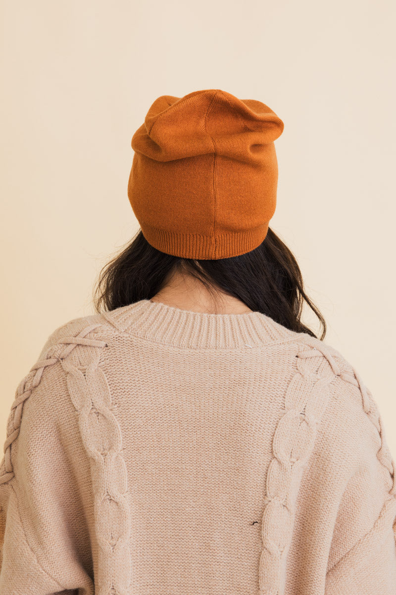 Cozy Up Trendy Chunky Knit Slouch Beanie Leto Collection