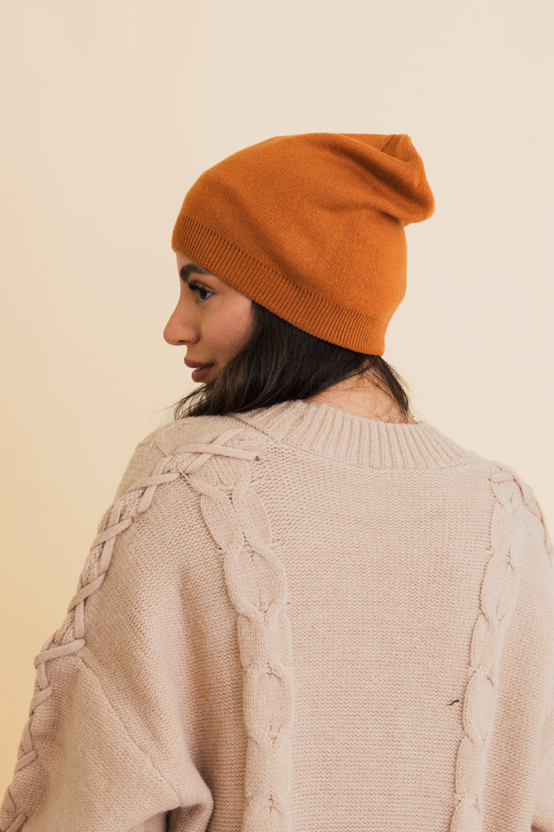 Cozy Up Trendy Chunky Knit Slouch Beanie Leto Collection