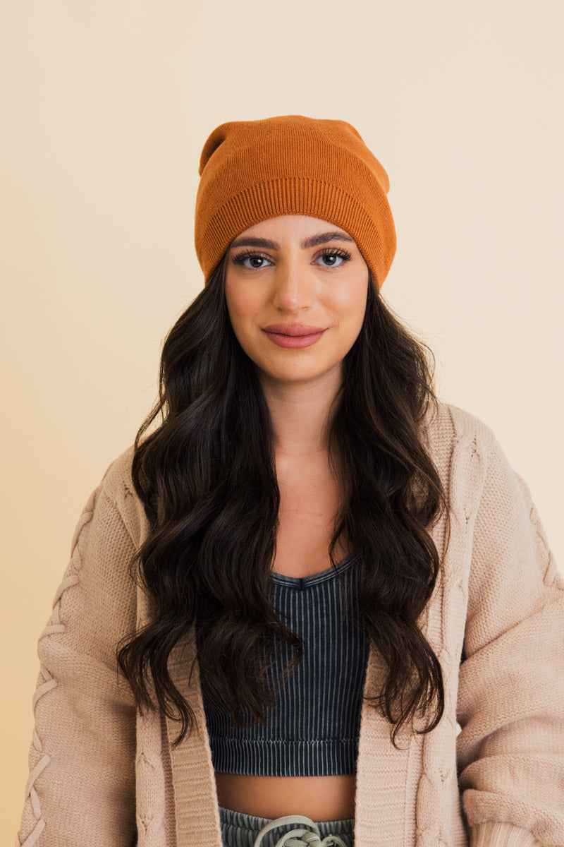 Cozy Up Trendy Chunky Knit Slouch Beanie Leto Collection