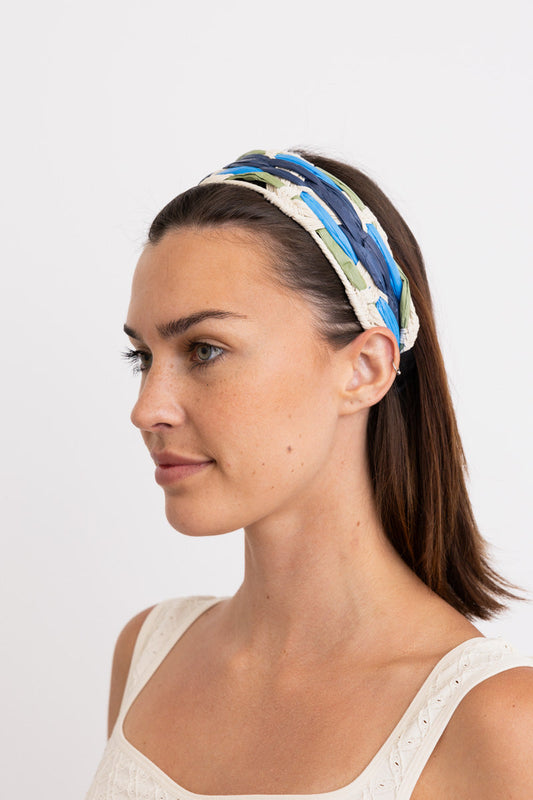 Summer Vibes Multicolor Braided Headband Leto Collection