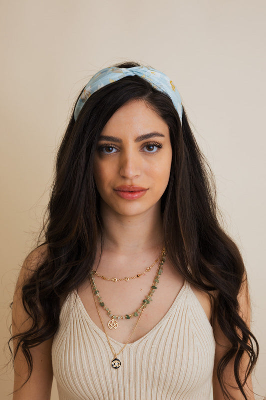 Satin Smooth Floral Headband 🌼 Leto Collection
