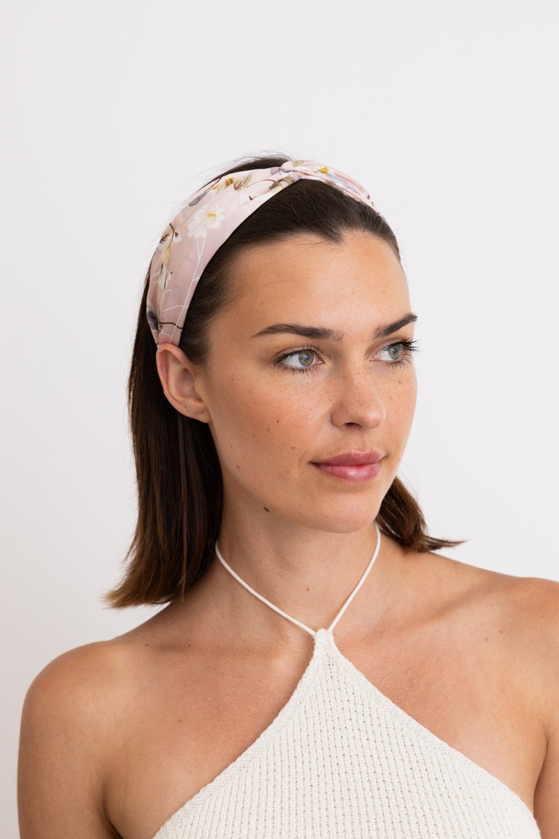 Secret Garden Satin Smooth Floral Headband 🌼 Leto Collection