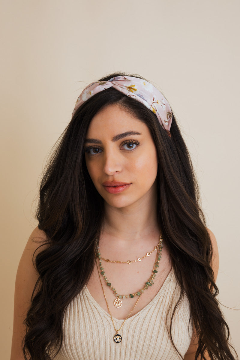 Satin Smooth Floral Headband 🌼 Leto Collection
